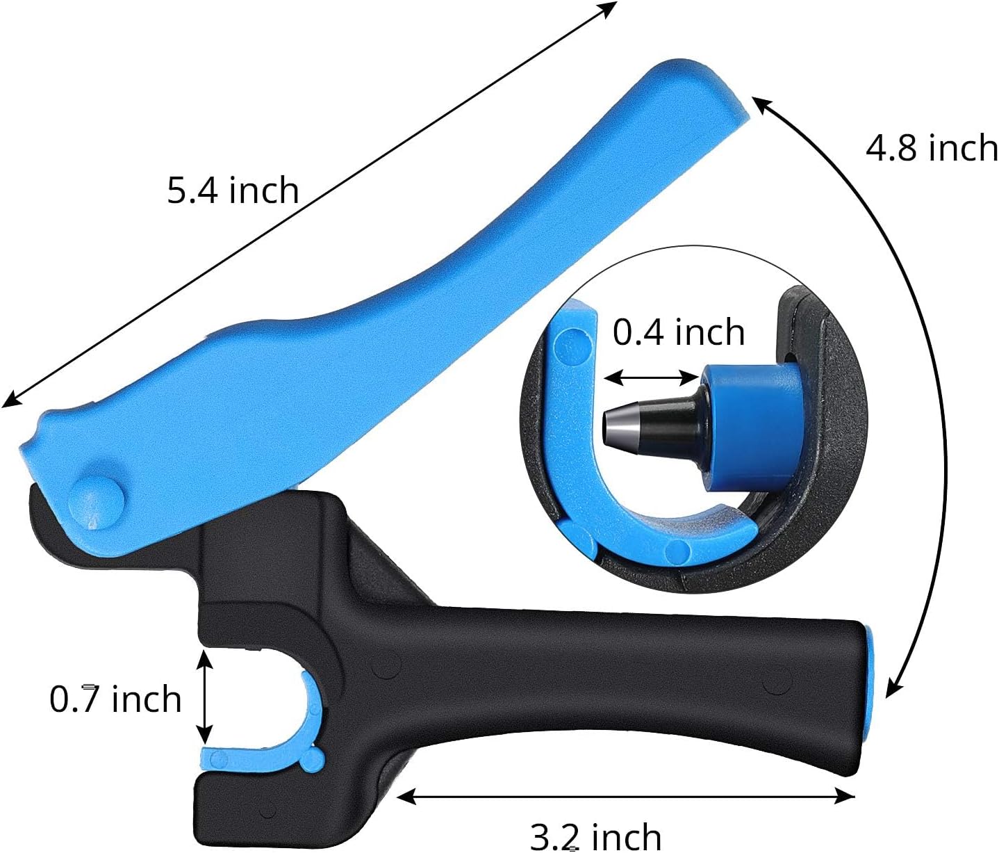 Perforateur de ruban goutte-à-goutte professionnel 16/20 mm, outil d'insertion pour système d'irrigation jardin et potager, 1 pièce - 3