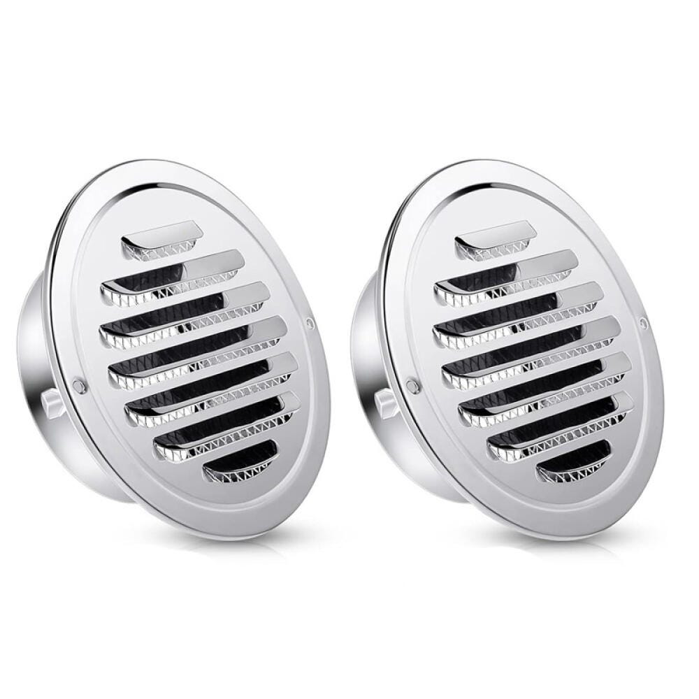 Grille d'aération ronde en acier inoxydable avec écran pour salle de ...