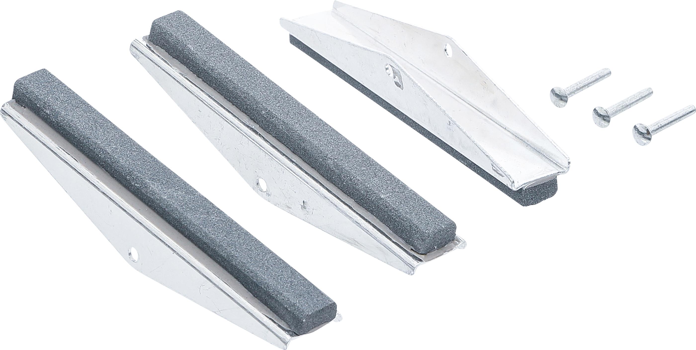Mordazas de repuesto para lapeador BGS 1157 | Mordazas 100 mm | K 180 | 3 piezas