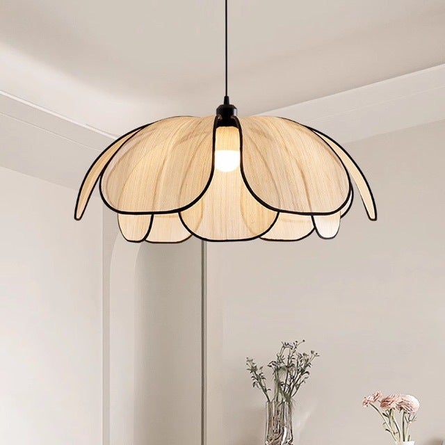 Lustre bohème, suspension en abaca tressée à la main, grand luminaire suspendu pour couloir, entrée, îlot de cuisine, salle à manger, chambre, 50 cm - 3