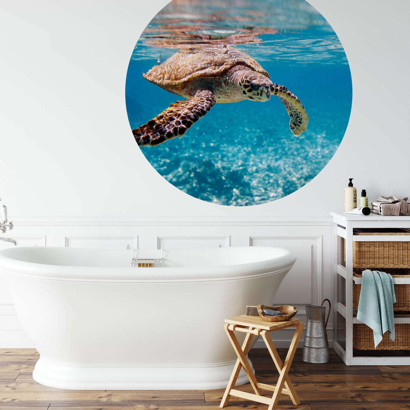 Plaque Décorative Vintage Tortue De Mer – Métal 20,3x30,5 Cm, Pour Salle De Bain, Bureau, Cadeau Original