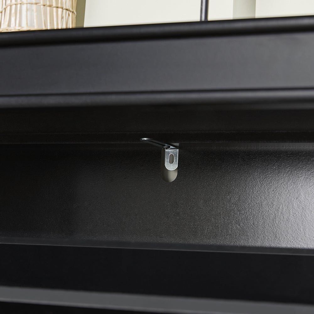 SoBuy FSR94-SCH Meuble de Rangement à Chaussures Armoire à Chaussures 3 abattants - 5