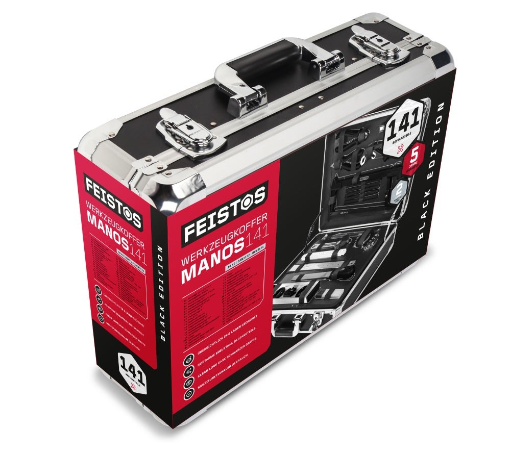 FEISTOS Manos 141 | Coffre à outils en métal équipé | 141 pièces - 2