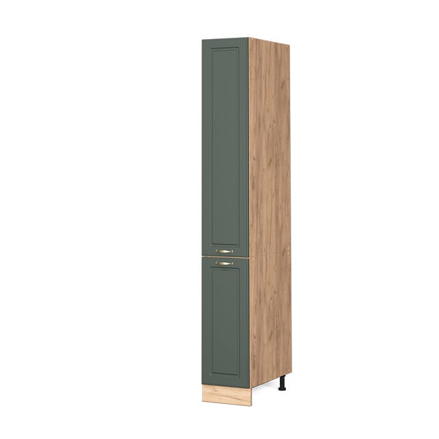 Vicco Armario de farmacia Fame-Line, Verde dorado Casa de campo, 30 cm
