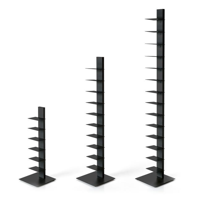 BBB ITALIA - Sapiens - Bibliothèque à colonne verticale, étagère autoportante avec étagères (152 cm, rouge BBB ITALIA - Sapiens - Bibliothèque à colonne verticale, étagère autoportante avec étagères (152 cm, rouge