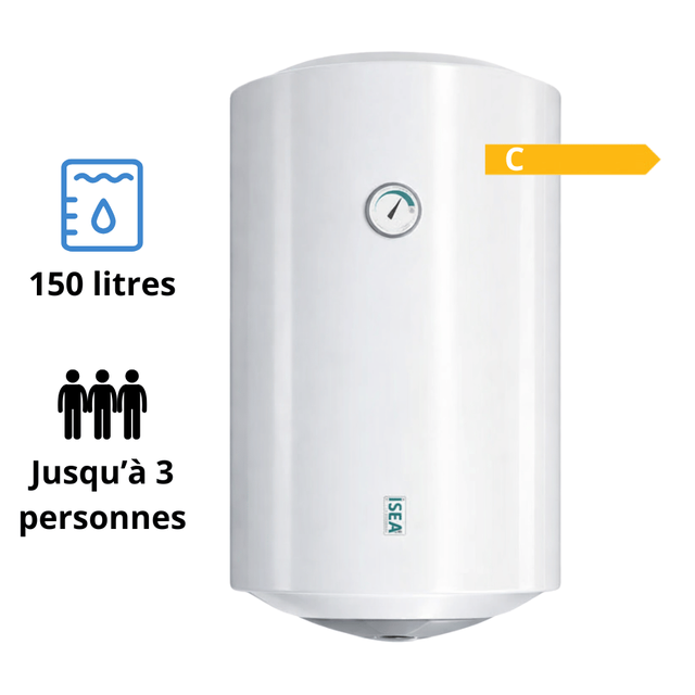 Chauffe eau électrique 150 litres Isea Ferroli
