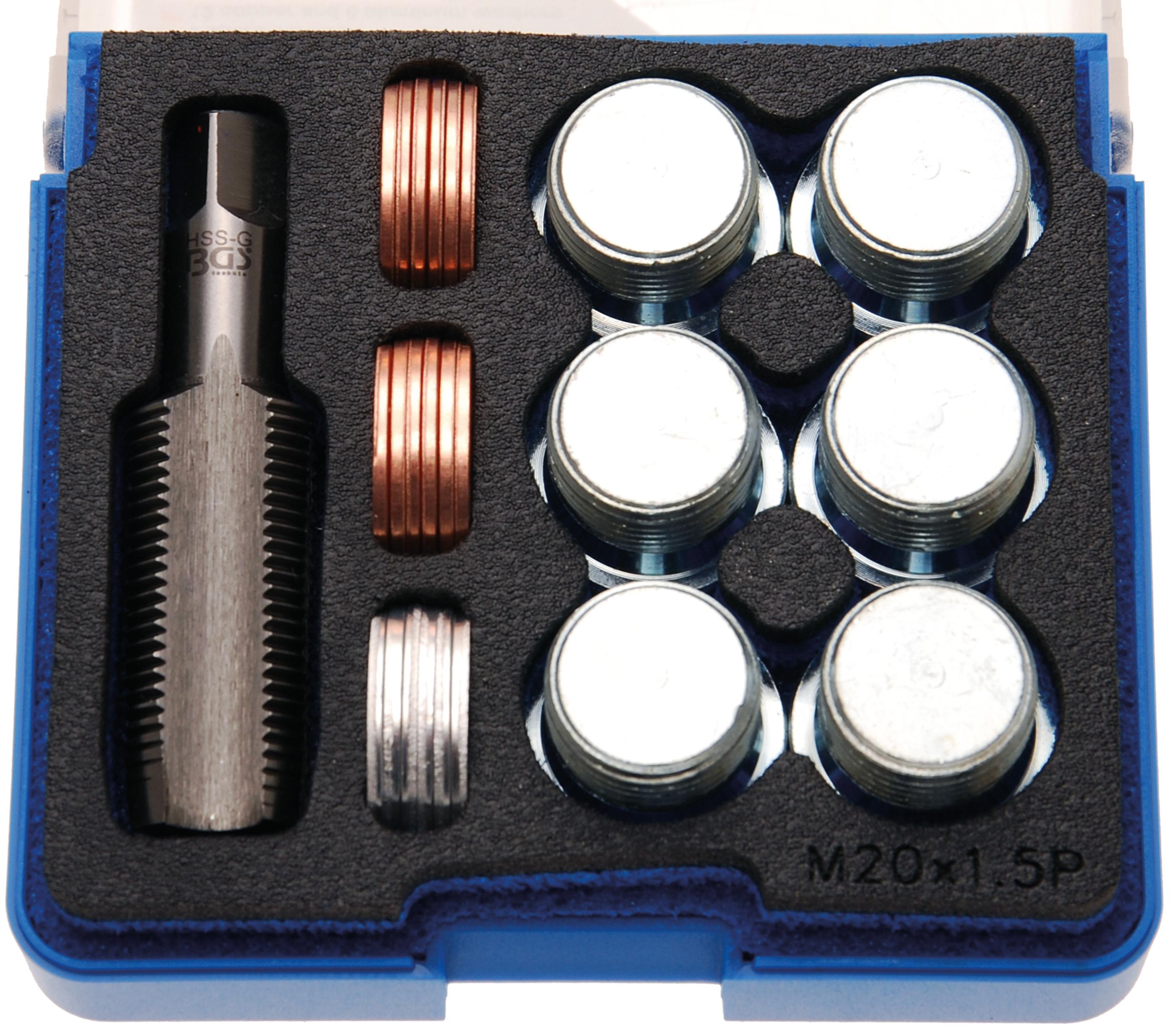 Kit di riparazione filettatura M13 M20 x 1 5 mm, tappo di scarico
