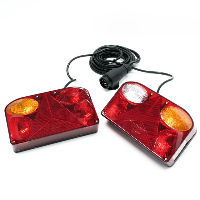 Cavo Spirale Per Rimorchio 13 Poli - Prolunga 2M 12V Con Spina | ISO 11446 E 1724