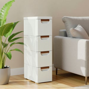 Clarmonde Lot De 8 Glissières De Tiroir En Plastique POM De