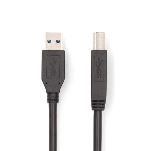 Cavo 3 in 1 | USB 2.0 | connettore USB-A | Apple Lightning 8 pin/Type-C™ / USB Micro B maschio | 480 Mbps | 1.00 m | nichelato | rotondo | PVC | nero | sacchetto di plastica