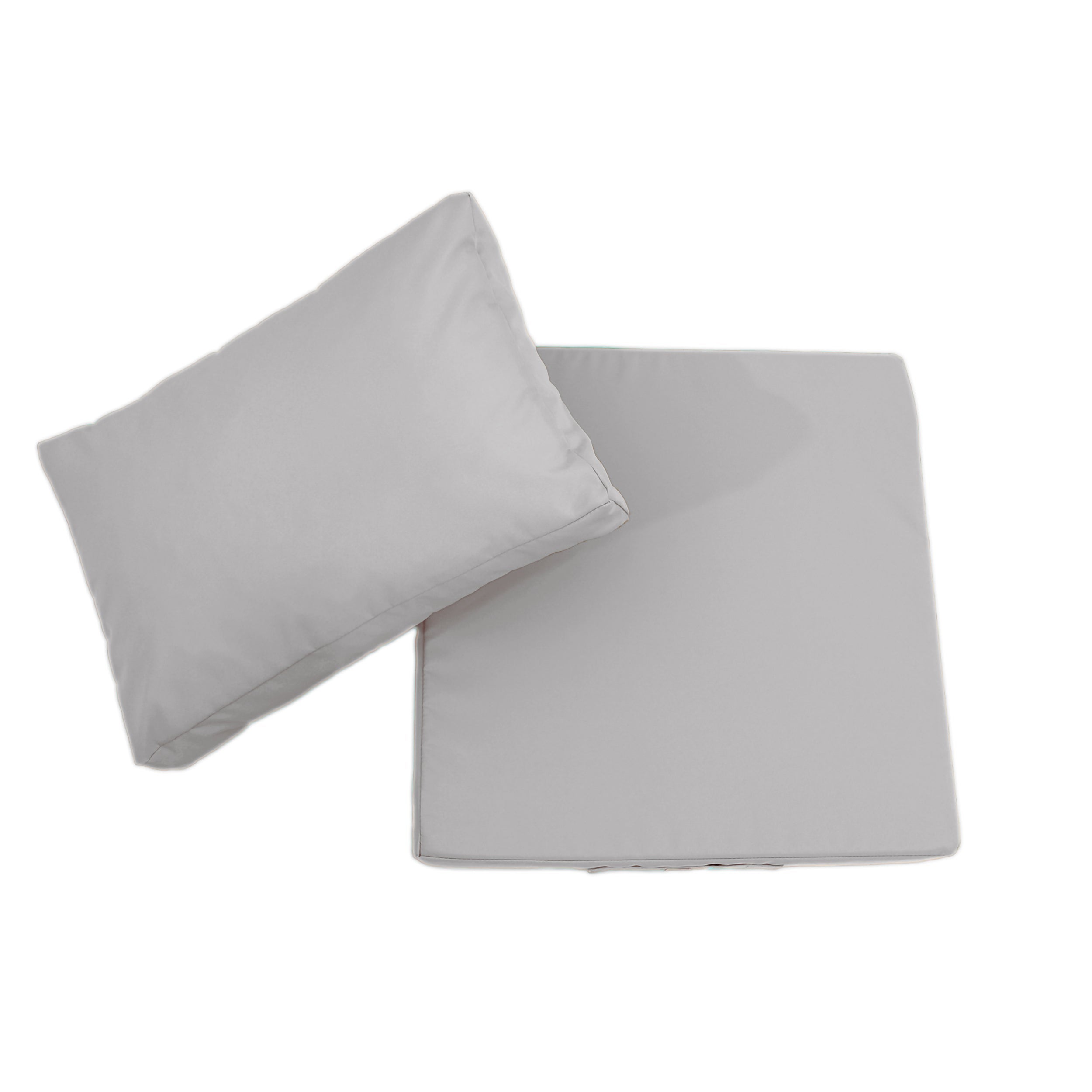 Coussins pour salon de jardin déhoussable 50x60cm Gris galet - 7