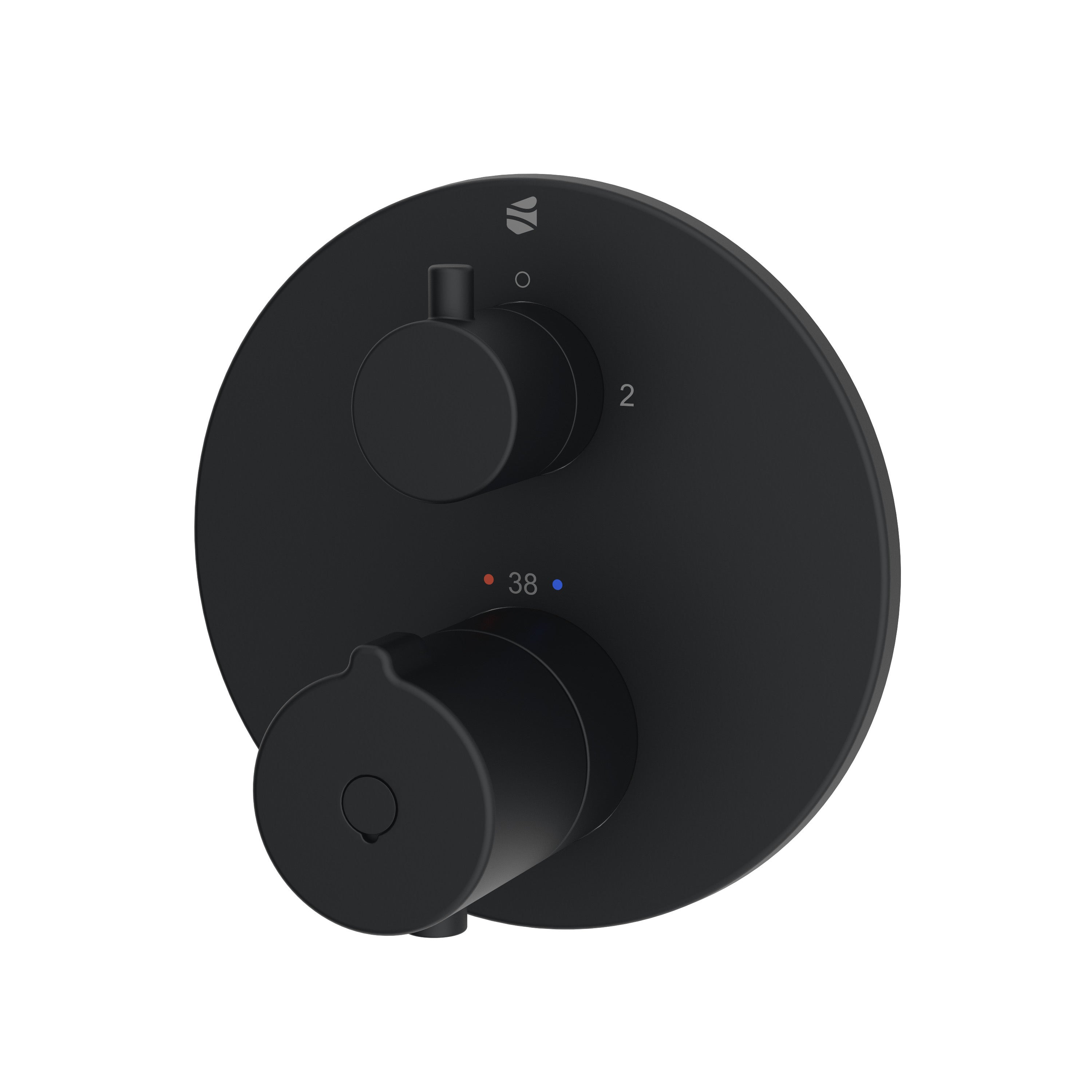 Bernstein Bateria termostatyczna VIREO czarna 2 odbiorniki wody - funkcja HeatGuard