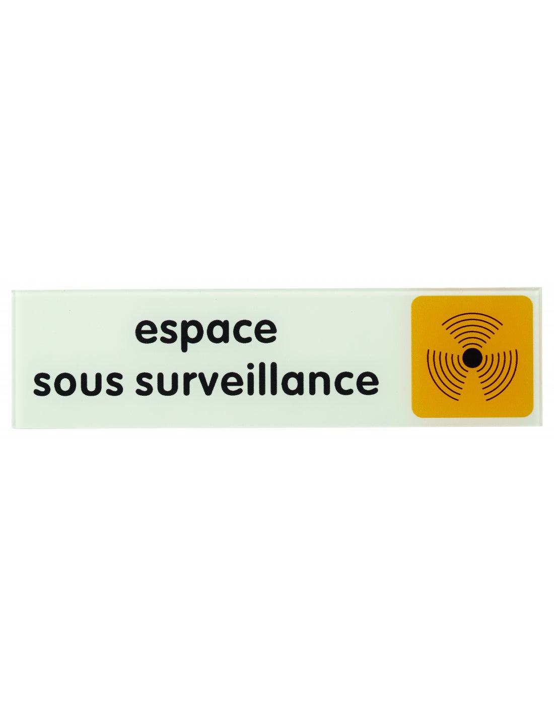 Plaque Attention Au Chien THIRARD - Adhésif Plexiglass 170x45 Mm - Signalisation Pour Porte Ou Clôture - Résistant Aux Intempéries