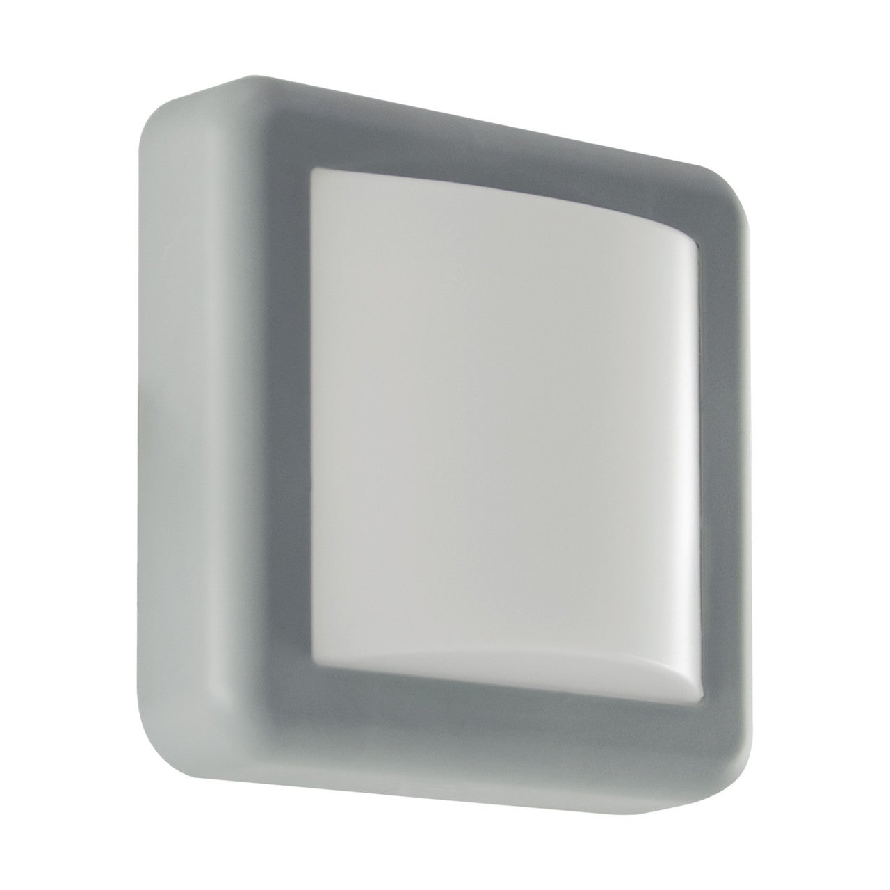 Kinkiet zewnętrzny FIDO LED 4W Neutralna biel 320lm szaro-biały wym: 14x14x5,5 cm IP55 Struhm