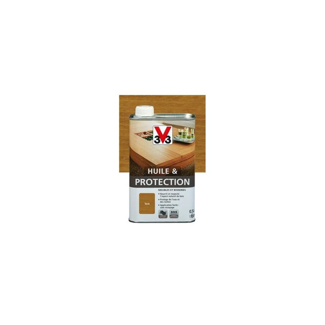 Huile et protection 6 Teintes disponibles