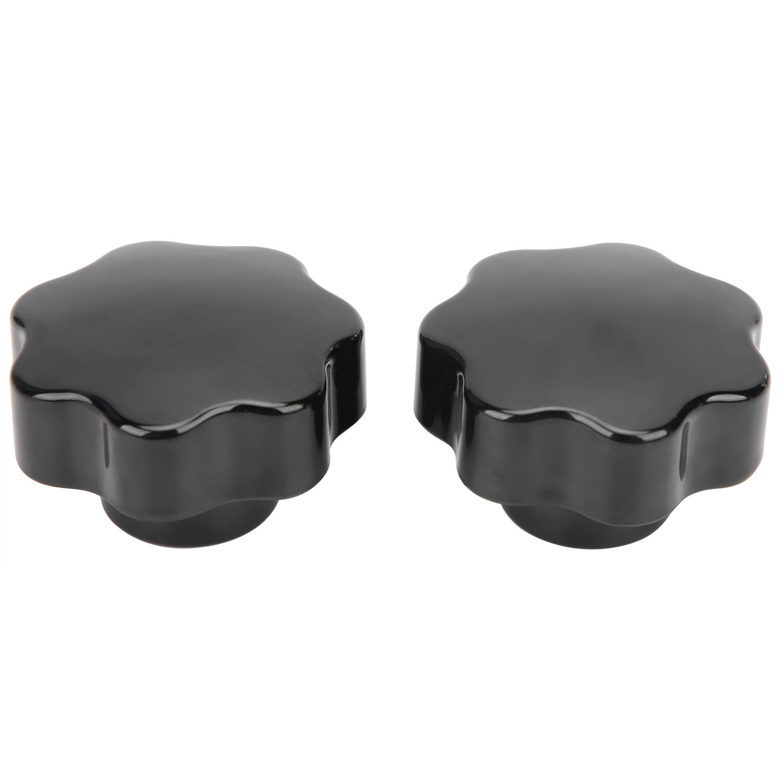 Manopole Di Serraggio A Stella - 6 Pezzi Con Dadi Zigrinati In Plastica E Ottone - Foto 8