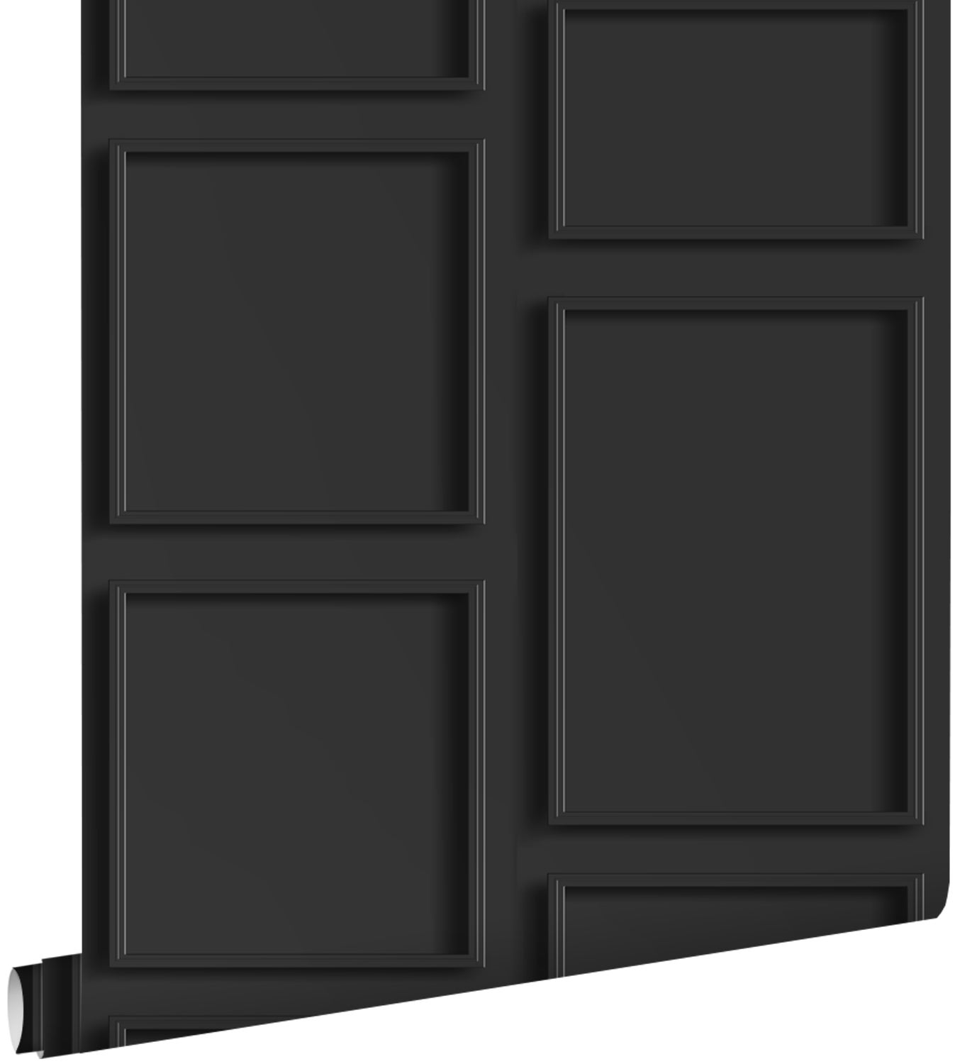 Tapeta panele ścienne czarnym - 50 x 900 cm - ESTAHOME