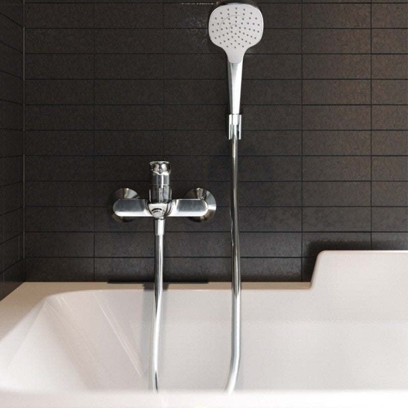 Mitigeur bain douche mécanique HANSGROHE Talis E chromé - 4