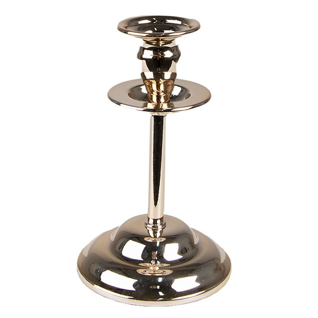 Castiçal - Lustre - Ferro - Dourado (D10xA15cm)