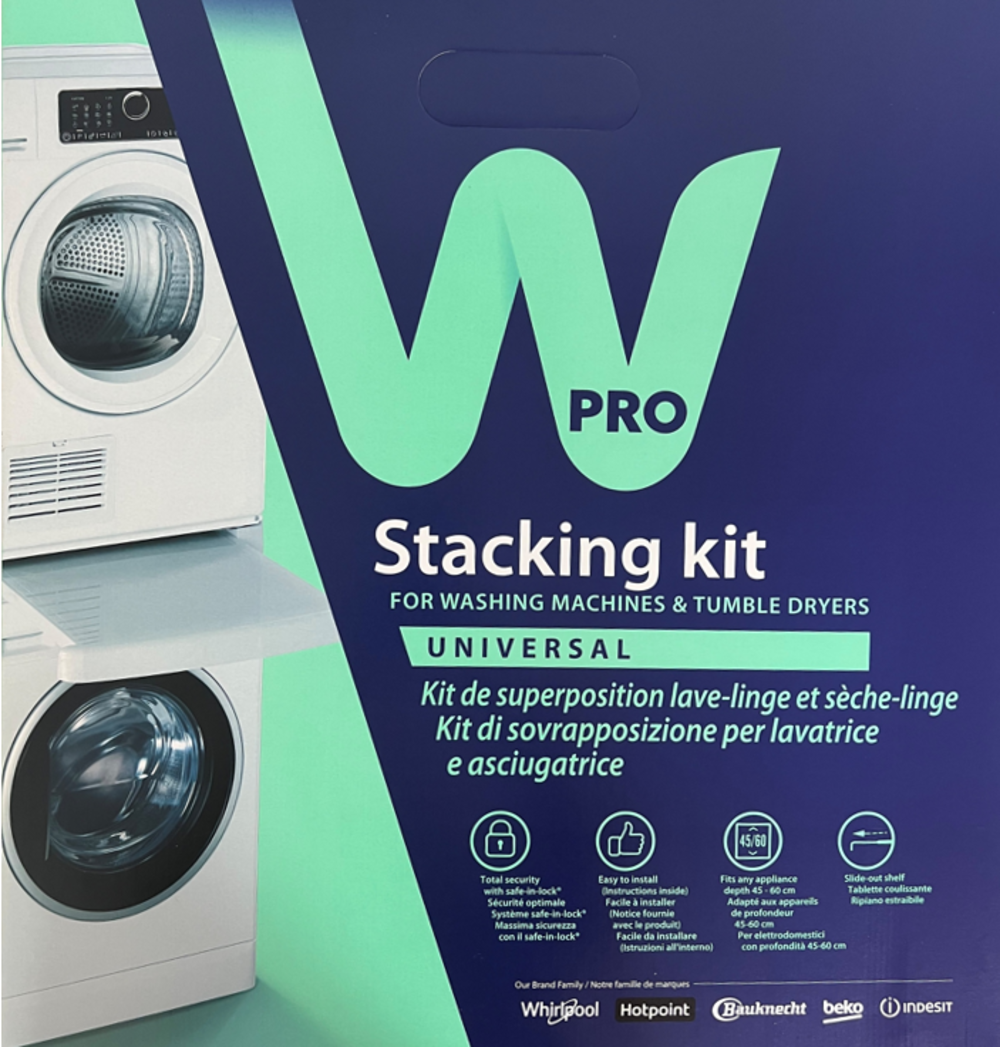Recamania Kit De Unión Universal Wpro Para Torre Lavadora Y Secadora 60X60cm – Soporte Apilable , Leroy Merlin