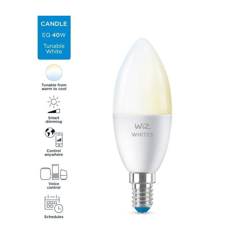 WiZ 8718699787073 éclairage intelligent Ampoule intelligente Wi-Fi Blanc 4,9 W - 2