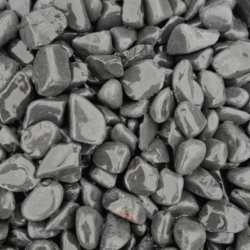 Kit Galets gris foncé géotextile Big Bag galet gris foncé 12