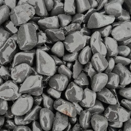 Kit Galets gris foncé géotextile Big Bag galet gris foncé 12