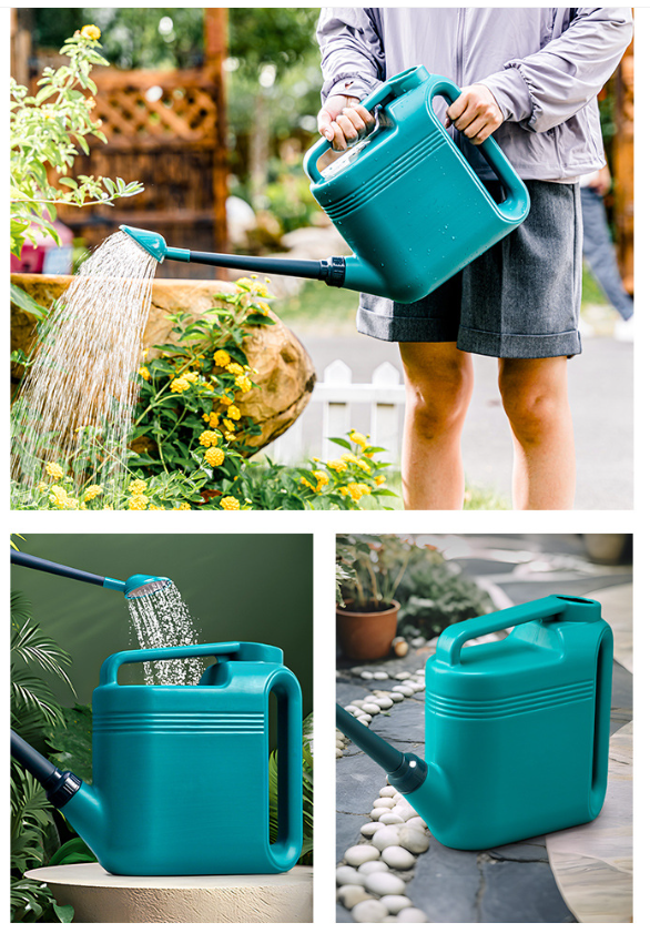 Arrosoir 8L avec Système d'Égouttement-Arrosoir Jardin Plastique, Long Bec pour Arrosage Précise - Idéal pour Potager, Balcon, Plantes en Pot et Serre - 7