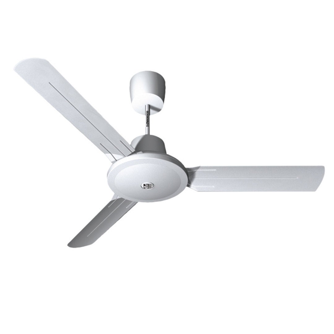 NETTLIFE Ventilatore da soffitto bianco con illuminazione, telecomando, silenzioso, con timer, 6 pale, per camera da letto | Leroy Merlin