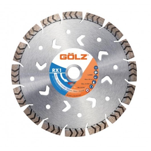 Meule Diamant Twin Speed 125mm - Pour Béton Et Pierre - Alésage 22.23mm