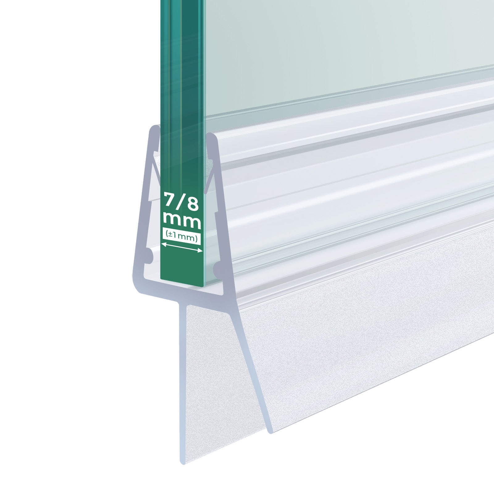 Uszczelka do drzwi prysznicowych 80 cm – do szkła 7–8 mm – możliwość przycięcia – łatwy montaż
