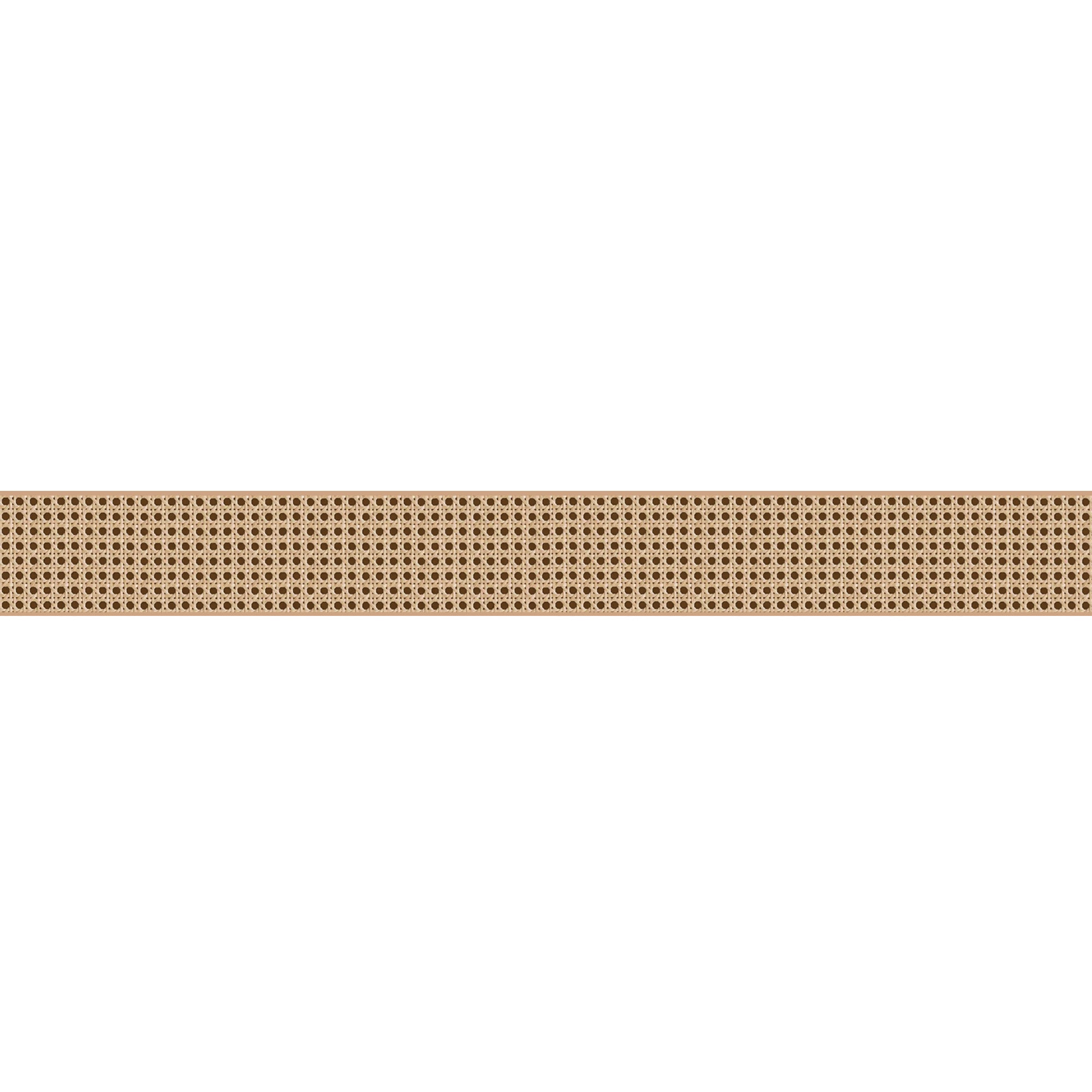 Friso decorativo adhesivo, cannage, beige, trendy, 9 cm x 300 cm - 2