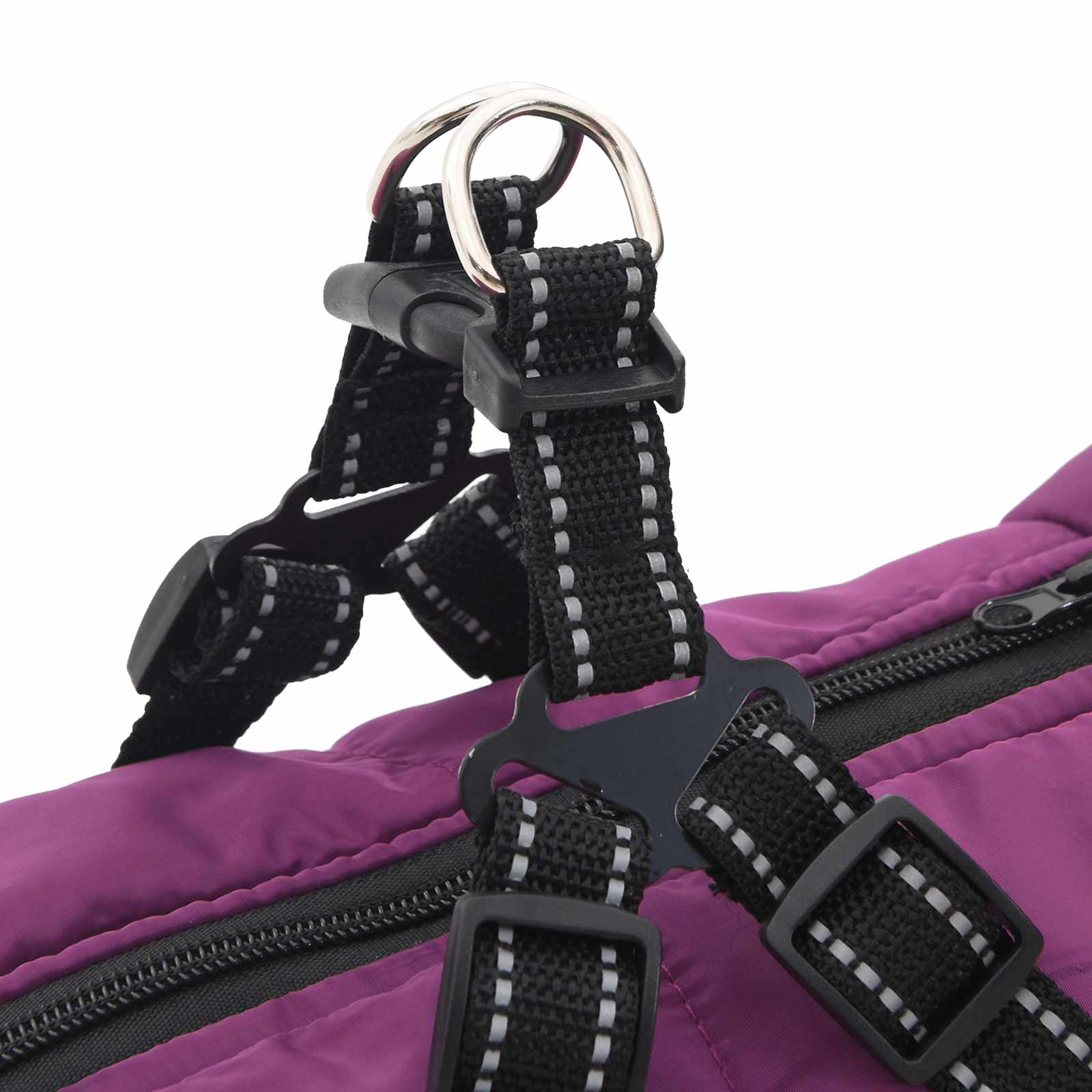 Abrigo para Perros Morado L44 Vellón y poliéster vidaXL - 8