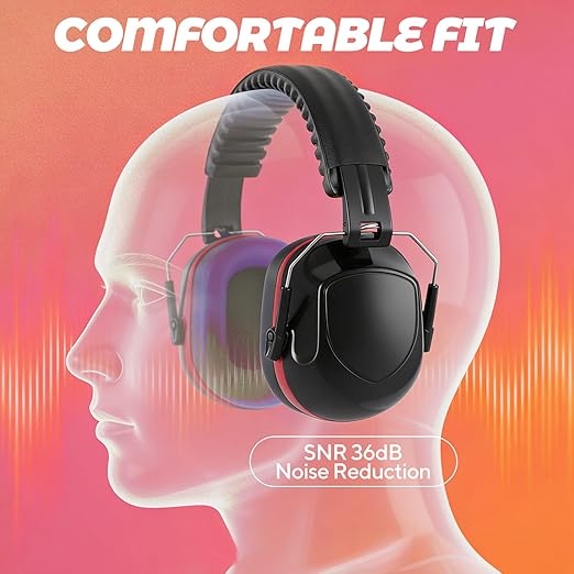 Casque antibruit snr 36 dB-Bleu - 4