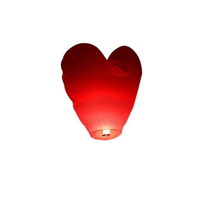 Lanterne volante coeur rouge (X1) | Leroy Merlin