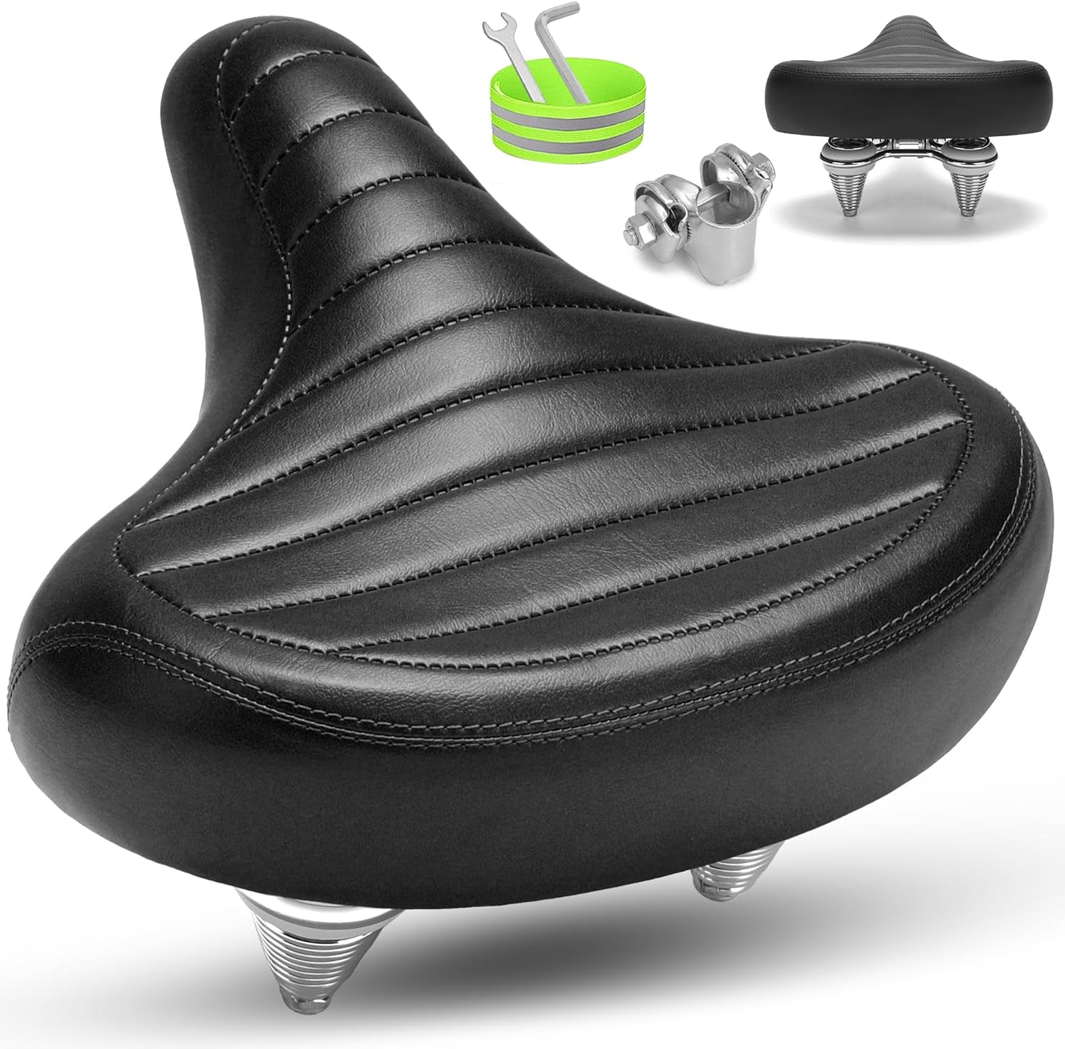 Selle de Velo Ultra Confortable Homme et Femme, Rembourrage Doux