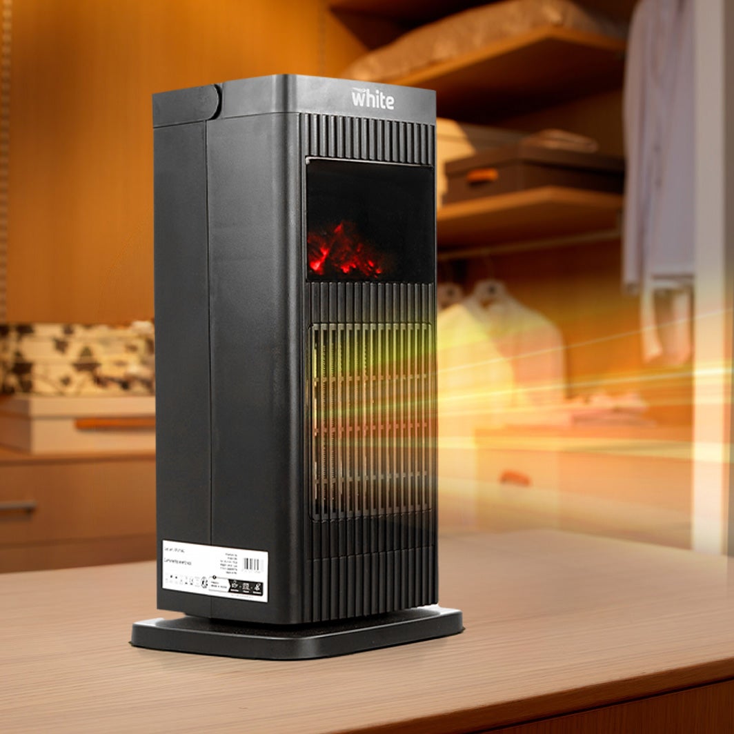 Stufa elettrica a basso consumo con effetto camino 230v - 2