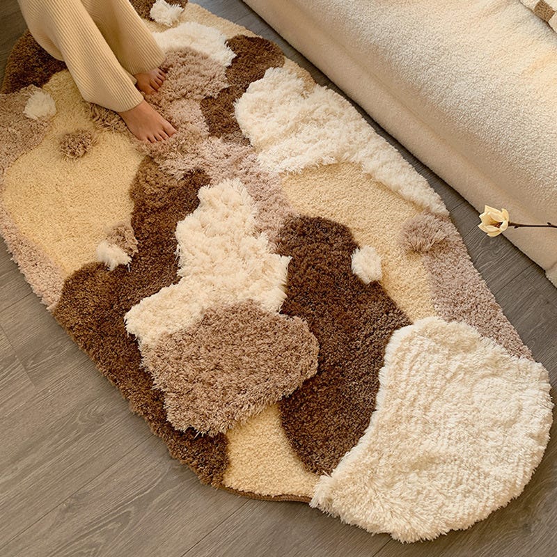 Tapis Chambre Bébé Ultra Doux Antidérapant – Motif Hérisson Feuilles D'Automne, Luxueux Et Épais Pour Enfant & Déco Moderne