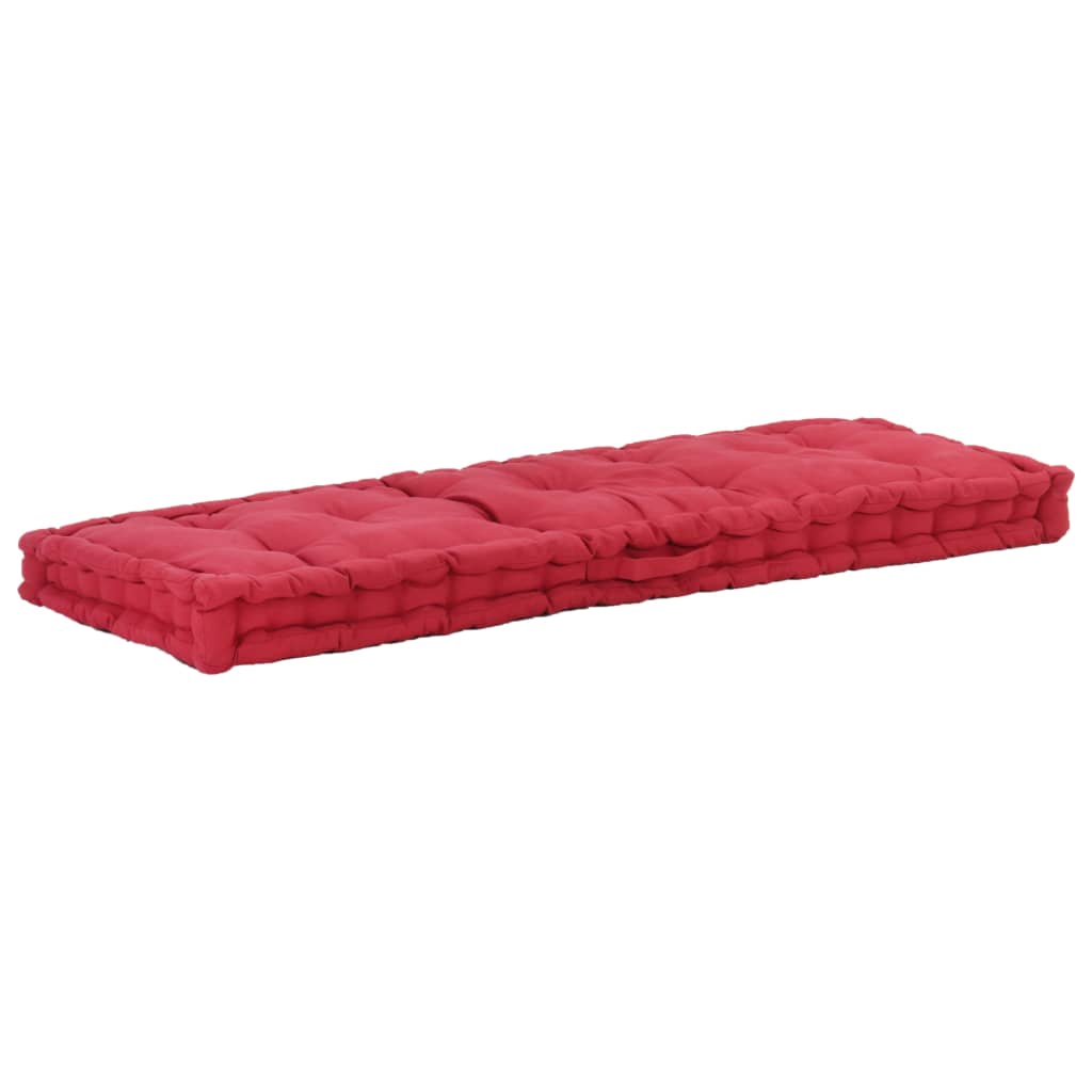 VidaXL Coussin De Palette Coton 120x80x10 Cm Anthracite – Confort Doux Pour Jardin Et Terrasse