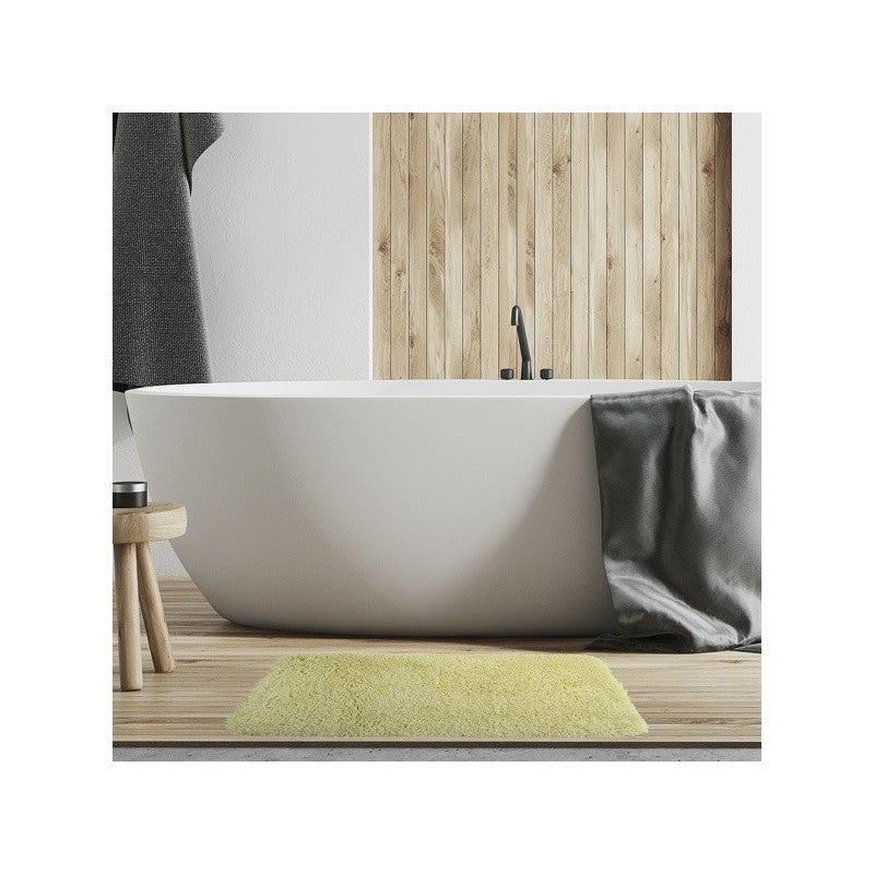 Tapis de bain Microfibre HIGHLAND 55x65cm Jaune Clair Spirella - 3