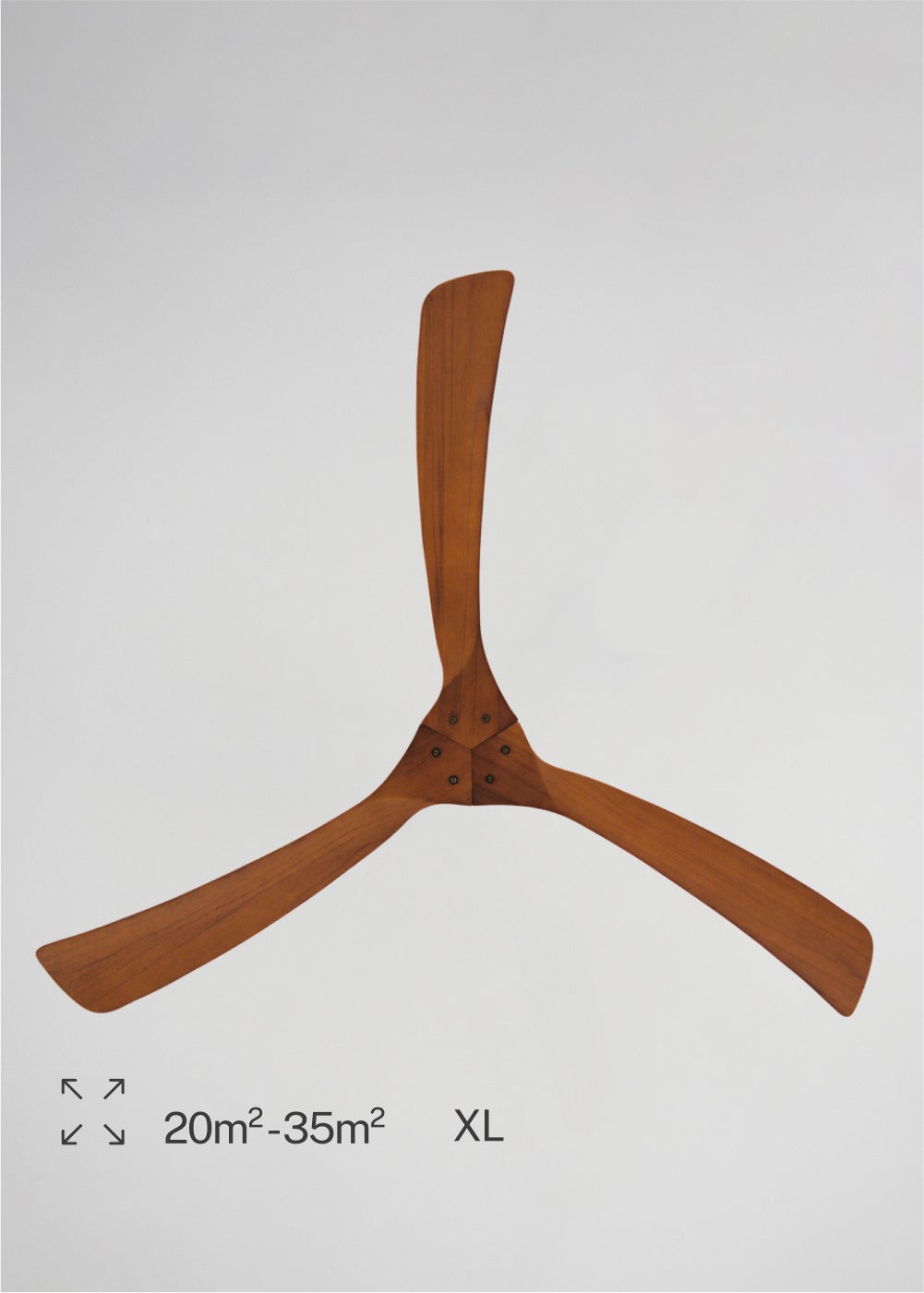 CREATE - WIND LARGE L - Ventilateur de plafond 40W silencieux Ø152 cm 100% bois sans eclaraige sans wifi - 6