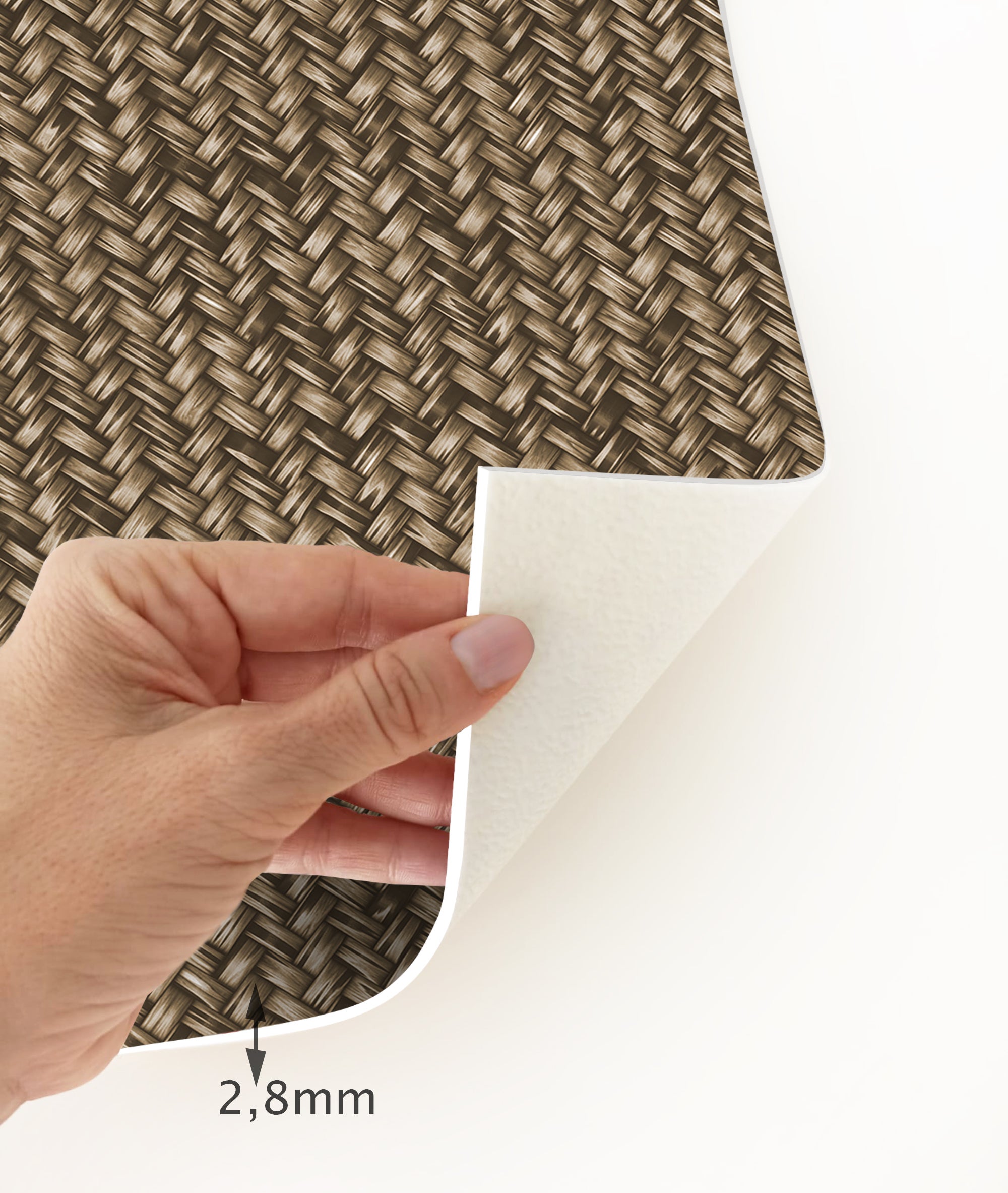 Tapis antidérapant en vinyle Chaib 66x150 cm - PVC imprimé, lavable, ignifuge, pour le salon ou la cuisine - 4