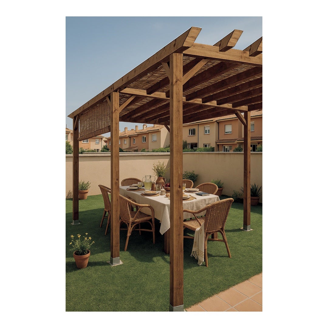 NORT PERGOLA BEMUS 4X3,6M Ø9X9CM PEFC X1 - 2