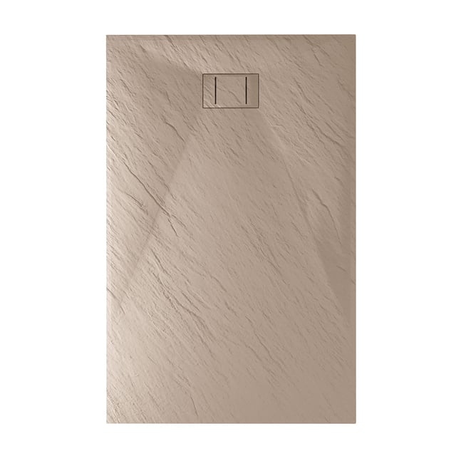Piatto Doccia 70x100x2,6 CM Rettangolare Tortora Effetto Pietra mod. Blend