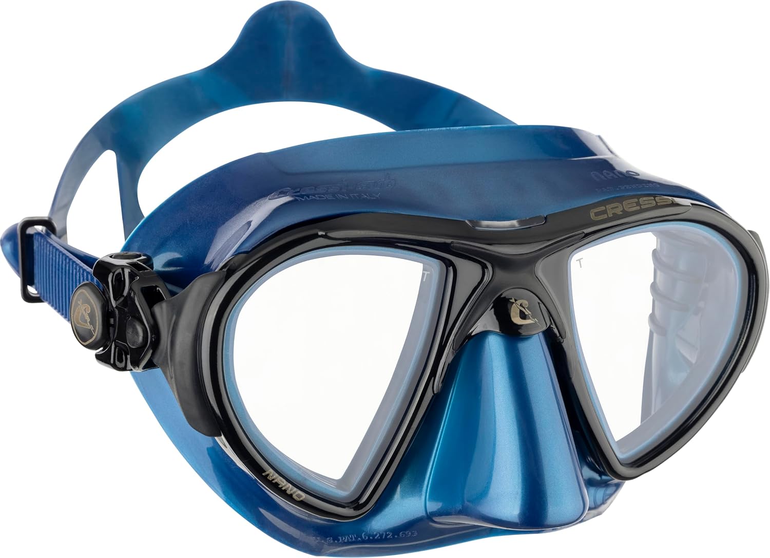 Versión en español — nano mask blue (silver/frame black)