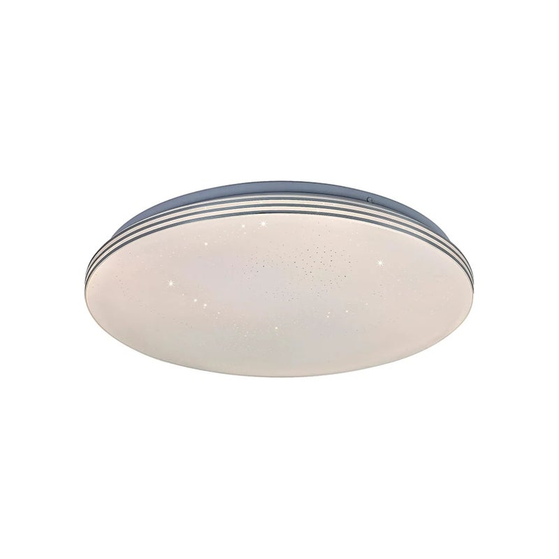 Plafon okrągły Toma LED 20W Neutralna biel 1400lm chromowany biały wym:6,3x29x29cm IP44 Rabalux