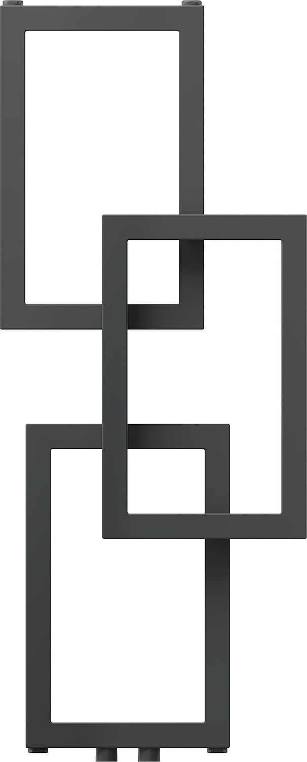 Mexen Grid grzejnik łazienkowy dekoracyjny 870 x 360 mm, 209 W, antracyt - W215-0870-360-00-66