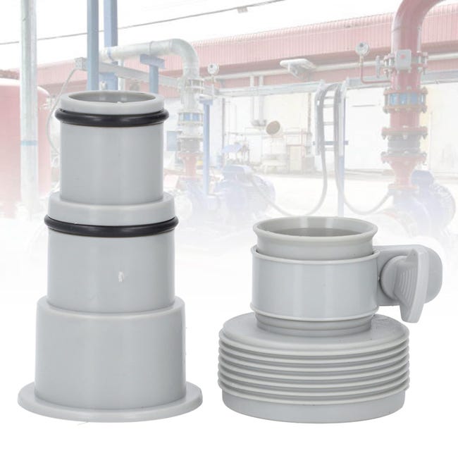 Set 4 adattatori PVC per piscina, morsetto filettato, connettore pompa piscina | Leroy Merlin Set 4 adattatori PVC per piscina, morsetto filettato, connettore pompa piscina | Leroy Merlin