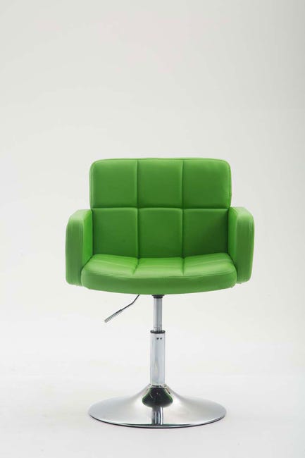 Sedia Design Los Angeles In Similpelle Bianca - Girevole, Regolabile In Altezza, Con Braccioli, Per Cucina O Ufficio - Foto 4