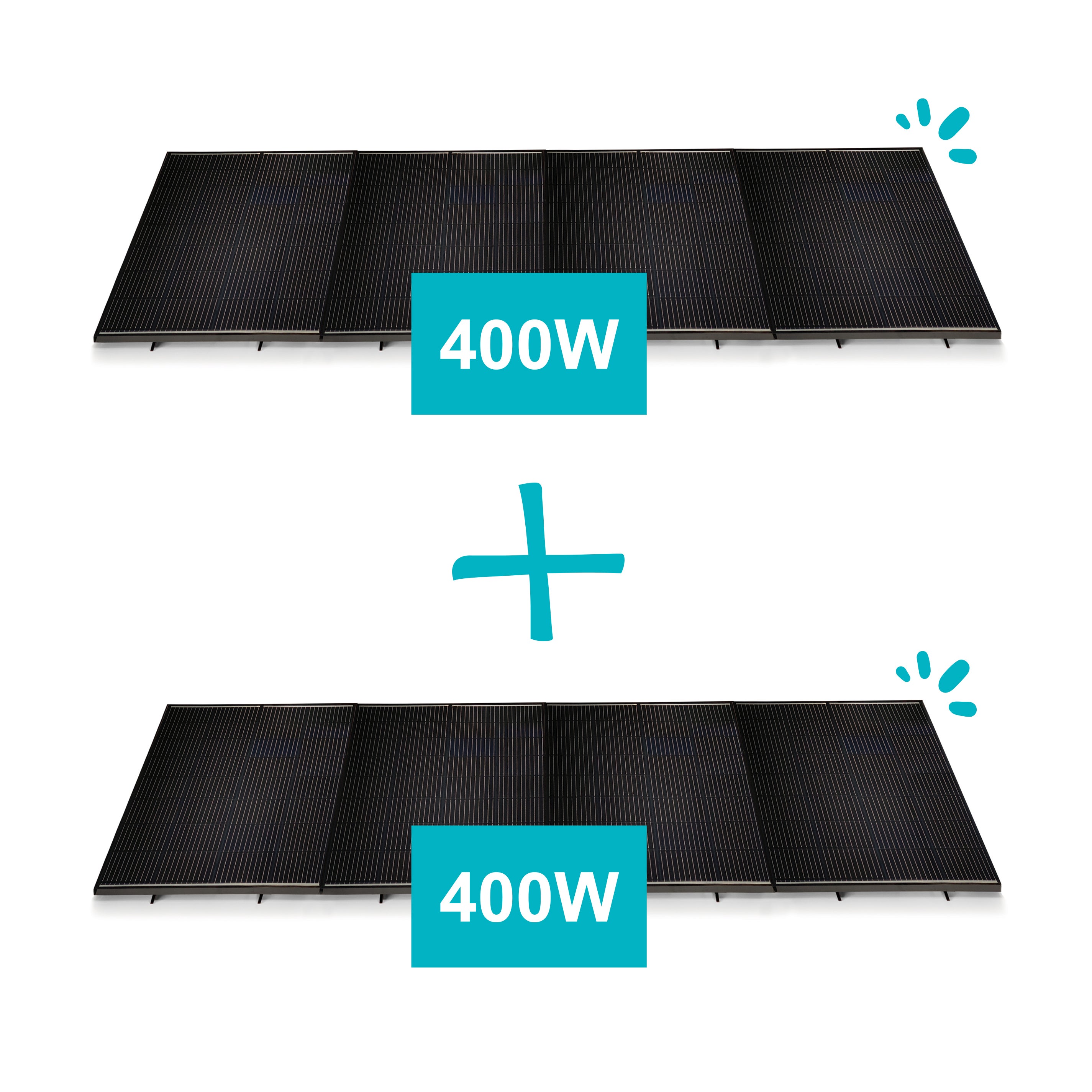 Kit solaire Soria 400W plug and play avec fixation au sol et murale - Avidsen - 127120 - 5